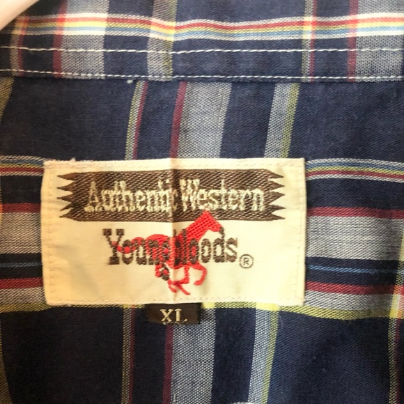 Vintage western Pearl snap button down - Picture 5 of 9